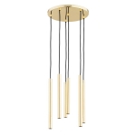 LAMPA WISZĄCA ALFA COLLET ZŁOTA 6xG9 LED / 63162