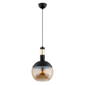 LAMPA WISZĄCA ALFA BOLSO 250 CZARNO-ZŁOTA 1xE27 / 61237