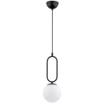 LAMPA WISZĄCA ALFA VAVIL 150 PRO CZARNO-BIAŁA 1xE14 / 61231