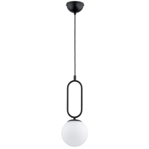 LAMPA WISZĄCA ALFA VAVIL 150 PRO CZARNO-BIAŁA 1xE14 / 61231