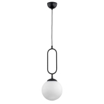 LAMPA WISZĄCA ALFA VAVIL 200 PRO CZARNO-BIAŁA 1xE27 / 61233