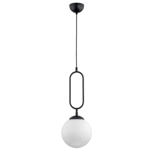 LAMPA WISZĄCA ALFA VAVIL 200 PRO CZARNO-BIAŁA 1xE27 / 61233