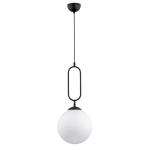 LAMPA WISZĄCA ALFA VAVIL 250 PRO CZARNO-BIAŁA 1xE27 / 61234