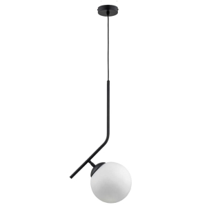 LAMPA WISZĄCA ALFA LIBERTY 200 PRO CZARNO-BIAŁA 1xE27 / 61226