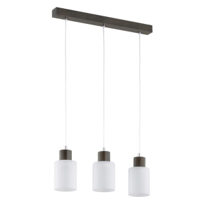 LAMPA WISZĄCA ALFA EVIC RETRO DREWNIANA 3xE27 / 62321