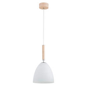 LAMPA WISZĄCA ALFA TAVOS DREWNIANA 1xE27 / 61209