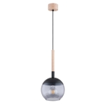 LAMPA WISZĄCA ALFA RANCZO DREWNIANA 1xE27 / 61207