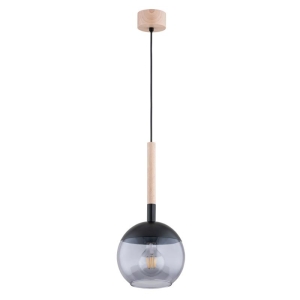 LAMPA WISZĄCA ALFA RANCZO DREWNIANA 1xE27 / 61207