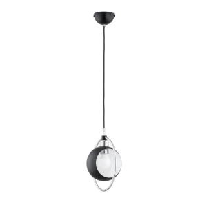 LAMPA WISZĄCA ALFA OLIMPIA CZARNA 1xE27 / 61206