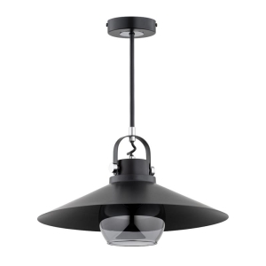LAMPA WISZĄCA ALFA TIZEN PRO CZARNA 1xE27 / 61214
