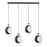 LAMPA WISZĄCA ALFA OLIMPIA CZARNA 4xE27 / 63159