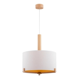 LAMPA WISZĄCA ALFA FORTA DREWNIANA 1xE27 / 61199