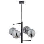 LAMPA WISZĄCA ALFA LAMUR CZARNA 4xE14 / 63150