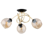 LAMPA SUFITOWA ALFA MODENA ZŁOTA 3xE27 / 62295