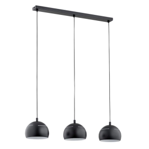 LAMPA WISZĄCA ALFA PLUS CZARNA 3xE14 / 62292