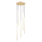 LAMPA WISZĄCA ALFA CARMEN ZŁOTA 5xG9 LED / 63144