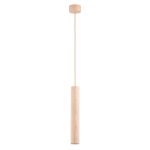 LAMPA WISZĄCA ALFA ANAID DREWNIANA 1xGU10 LED  / 61161
