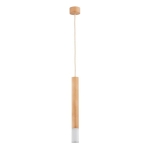 LAMPA WISZĄCA ALFA ADORI RUSTIKAL DREWNIANA 1xE14  / 61164