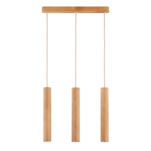 LAMPA WISZĄCA ALFA ANAID RUSTIKAL DREWNIANA 3xGU10 LED  / 62284