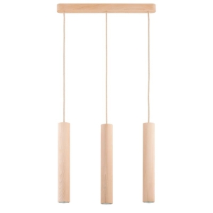 LAMPA WISZĄCA ALFA ANAID DREWNIANA 3xGU10 LED  / 62281