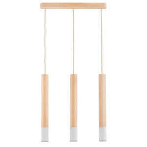 LAMPA WISZĄCA ALFA ADORI DREWNIANA 3xE14  / 62282