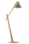 DECO lampa podłogowa RAL 1019 ciepły beż_jasnobrązowe drewno sosnowe 41631
