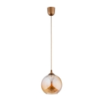 LAMPA WISZĄCA ALFA FLESZ 200 ZŁOTA 1xE27 / 60999