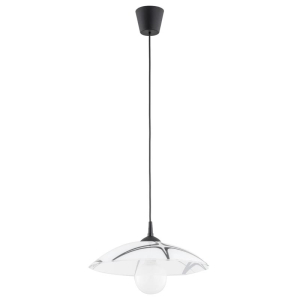 LAMPA WISZĄCA ALFA BEGONIA CZARNO-BIAŁA 1xE27 / 60983