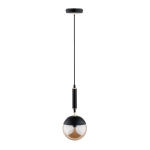 LAMPA WISZĄCA ALFA MARAKAS CZARNO-ZŁOTA 1xE14 / 60982