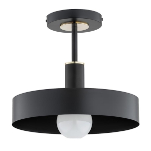 LAMPA SUFITOWA ALFA BERYT CZARNA 1xE27 /  60976