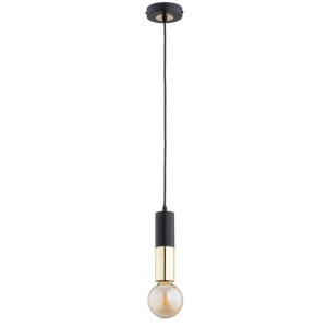 LAMPA WISZĄCA ALFA BOLID MIX CZARNO-ZŁOTA 1xE27 / 60953