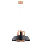 LAMPA WISZĄCA ALFA BATUT DREWNIANA 1xE27 / 60943