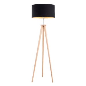 LAMPA STOJĄCA ALFA GOLDI DREWNIANA 1xE27 / 9286
