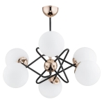 LAMPA SUFITOWA ALFA VIRGINIA ZŁOTA 6xE14 / 63104