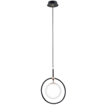 LAMPA WISZĄCA ALFA AKIRA CZARNO-BIAŁA 1xE14 / 60928