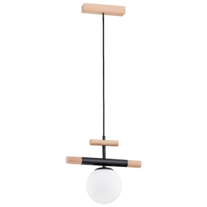 LAMPA WISZĄCA ALFA TRENDY DREWNIANA 1xE14 / 60925
