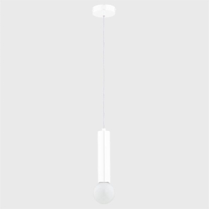 LAMPA WISZĄCA ALFA JAZZ BIAŁA 1xE27 / 60914
