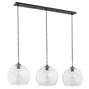LAMPA WISZĄCA ALFA VALENCIA CZARNA 3xE27 / 63049