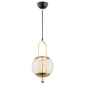 LAMPA WISZĄCA ALFA LERANS ZŁOTA 1xE27 / 60895
