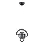 LAMPA WISZĄCA ALFA CABRIO CZARNA 1xE14 / 60868