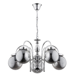 ŻYRANDOL ALFA HERO CHROM 5xE14 / 28285