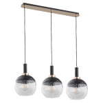 LAMPA WISZĄCA ALFA ADRIA CZARNA 3xE27 / 62190