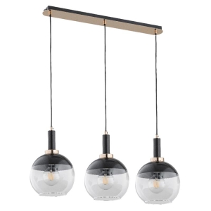 LAMPA WISZĄCA ALFA ADRIA CZARNA 3xE27 / 62190