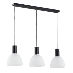 LAMPA WISZĄCA ALFA DANA CZARNO-BIAŁA 3xE27 / 62180