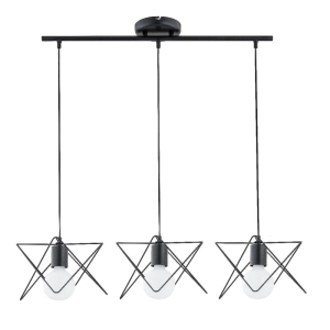 LAMPA WISZĄCA ALFA TIMLA CZARNA 3xE27 / 62149