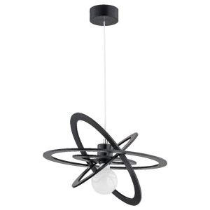 LAMPA WISZĄCA ALFA ORLANDO CZARNA 1xE27 / 62141