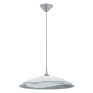 LAMPA WISZĄCA ALFA TAWOLO SREBRNA 1xE27 / 60594