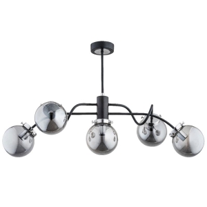 LAMPA SUFITOWA ALFA GILDA CZARNA 5xE14 / 61045