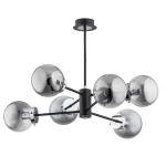 LAMPA SUFITOWA ALFA KRAB CZARNA 6xE14 / 62117
