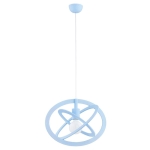 LAMPA WISZĄCA ALFA GRADI ELIPSE NIEBIESKA 1xE27  / 60687